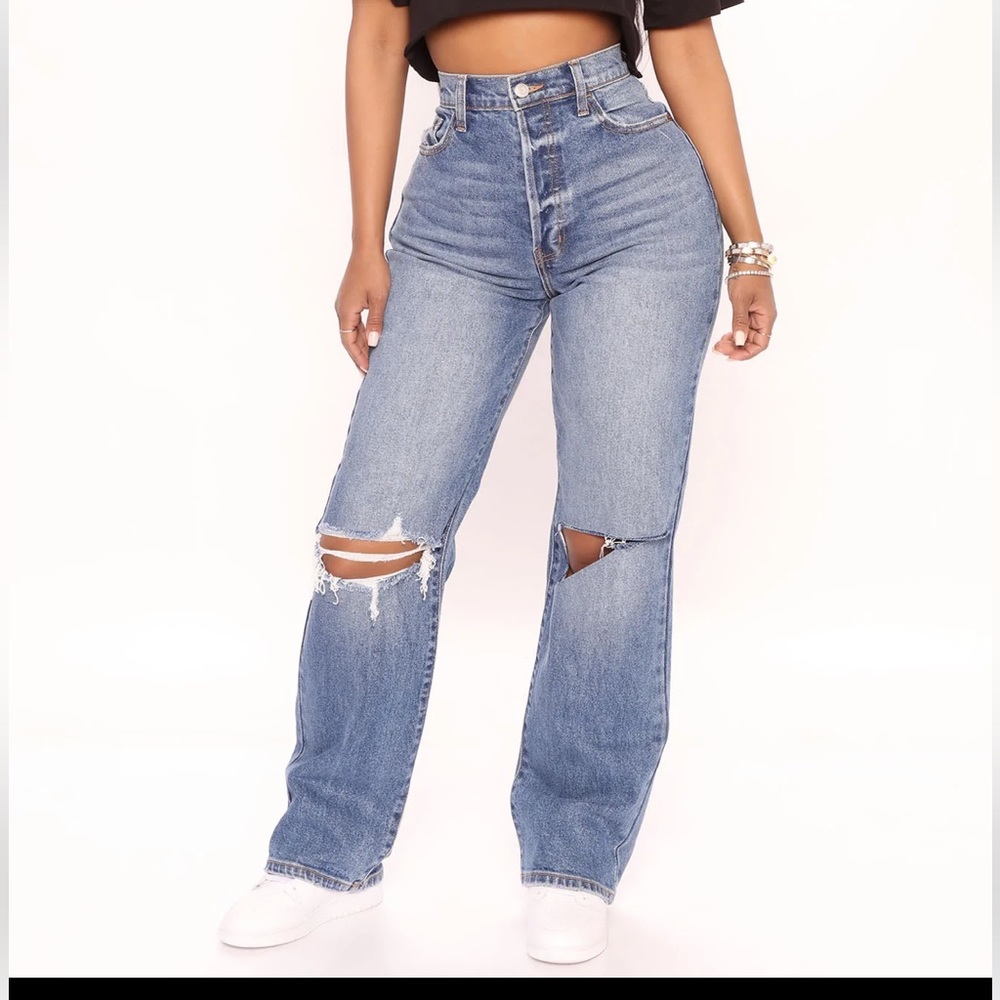 Fashion Nova High waist denim - Picture 1 of 4